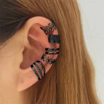 1 Set - 5-Piece Non-Piercing Ear Clip Set  (Gold, Black & Silver) – Please Select Ear Quantity & Color Carefully (See Description for Details) - Image 4