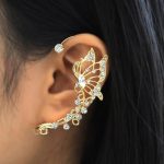 Big Butterfly Non-Piercing Earrings Set  ( Both Ears ) - Image 3