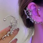 Big Butterfly Non-Piercing Earrings Set  ( Both Ears )